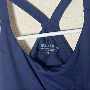 Athleta Women's Navy Halter Sports Bra
